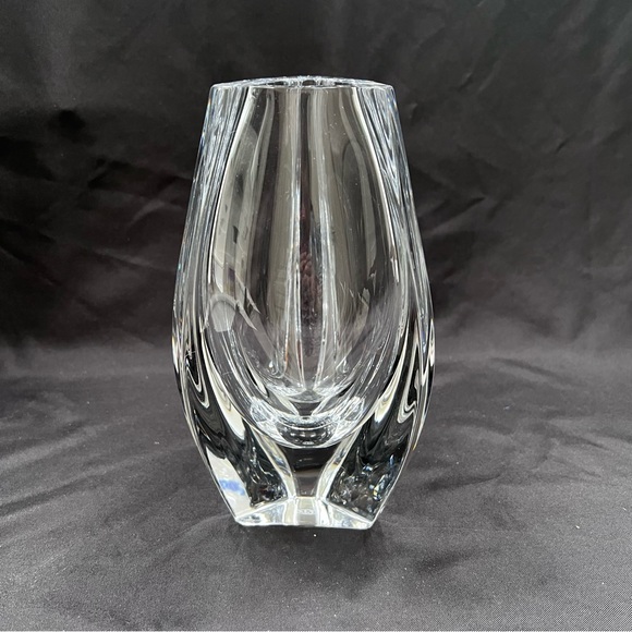 Baccarat France Crystal Vase Bouton D'Or 6